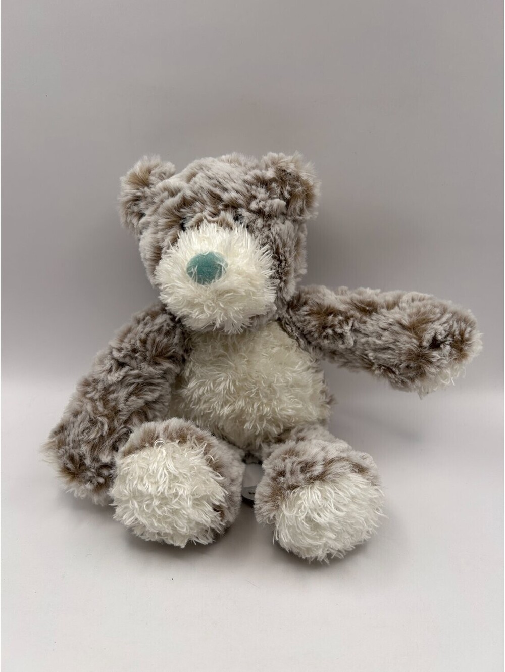 Demdaco Giving Bear Mini Plush Teddy S Brown Weighted Pre-owned